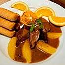 Magret de canard à l'orange