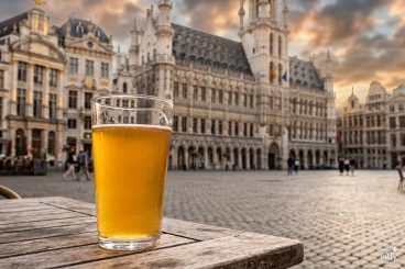 Bière lambic sur la Grand-Place de Bruxelles
